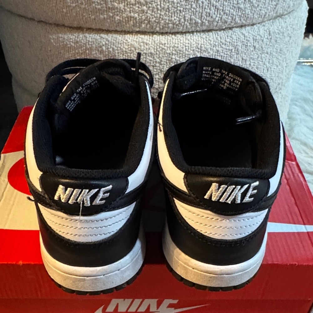 Nike Classic Dunks Black and White Sneakers - Picture 3 of 6